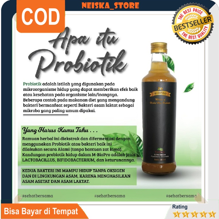 

Mbiopro Herbal Asli Plus Probiotik Membantu Memelihara Kesehatan Free Jahe Merah Bubuk 300 Gram
