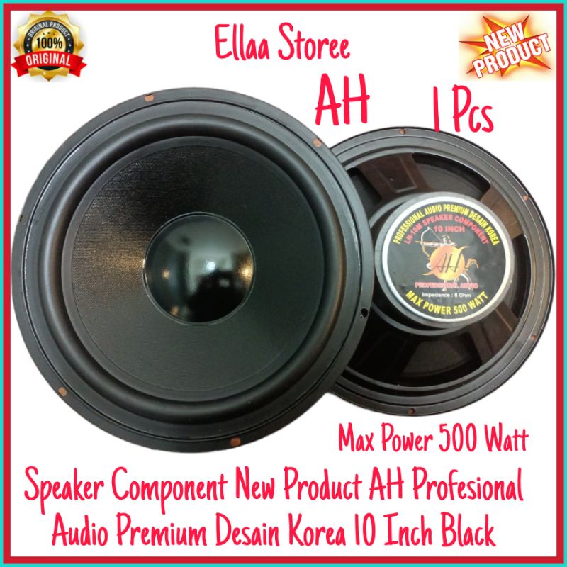 Jual Speaker Component Ah Inch Hitam Woofer Magnet Besar Watt Ohm Shopee Indonesia