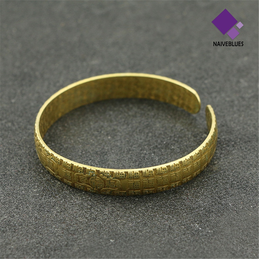 Gelang Bangle Adjustable Bahan Kuningan Untuk Pria Dan Wanita