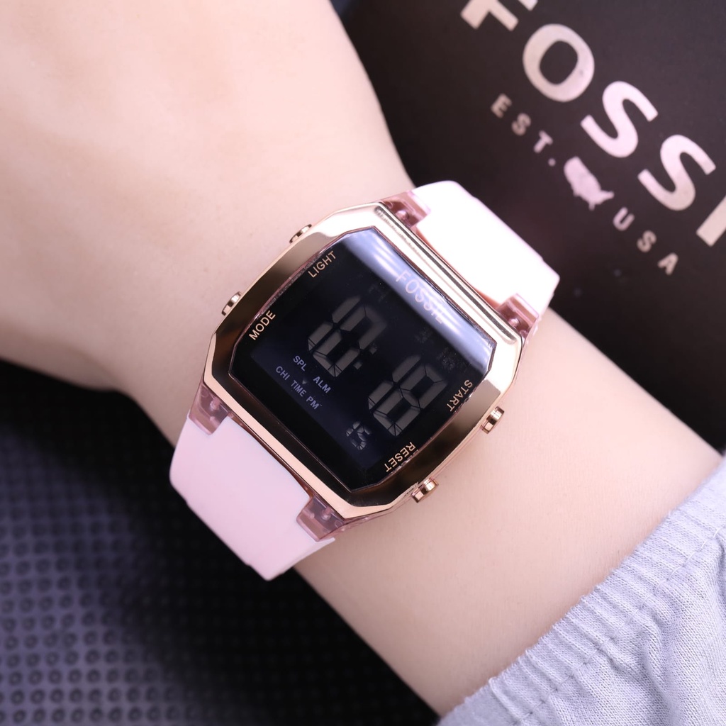 BEST SELLER JAM TANGAN WANITA DIGITAL FM95 TALI RUBBER TANGGAL BULAN AKTIF DM 3.7CM FREE BOX &amp; BATERAI || JAM TANGAN FASHION WANITA JAM TANGAN CEWEK MURAH