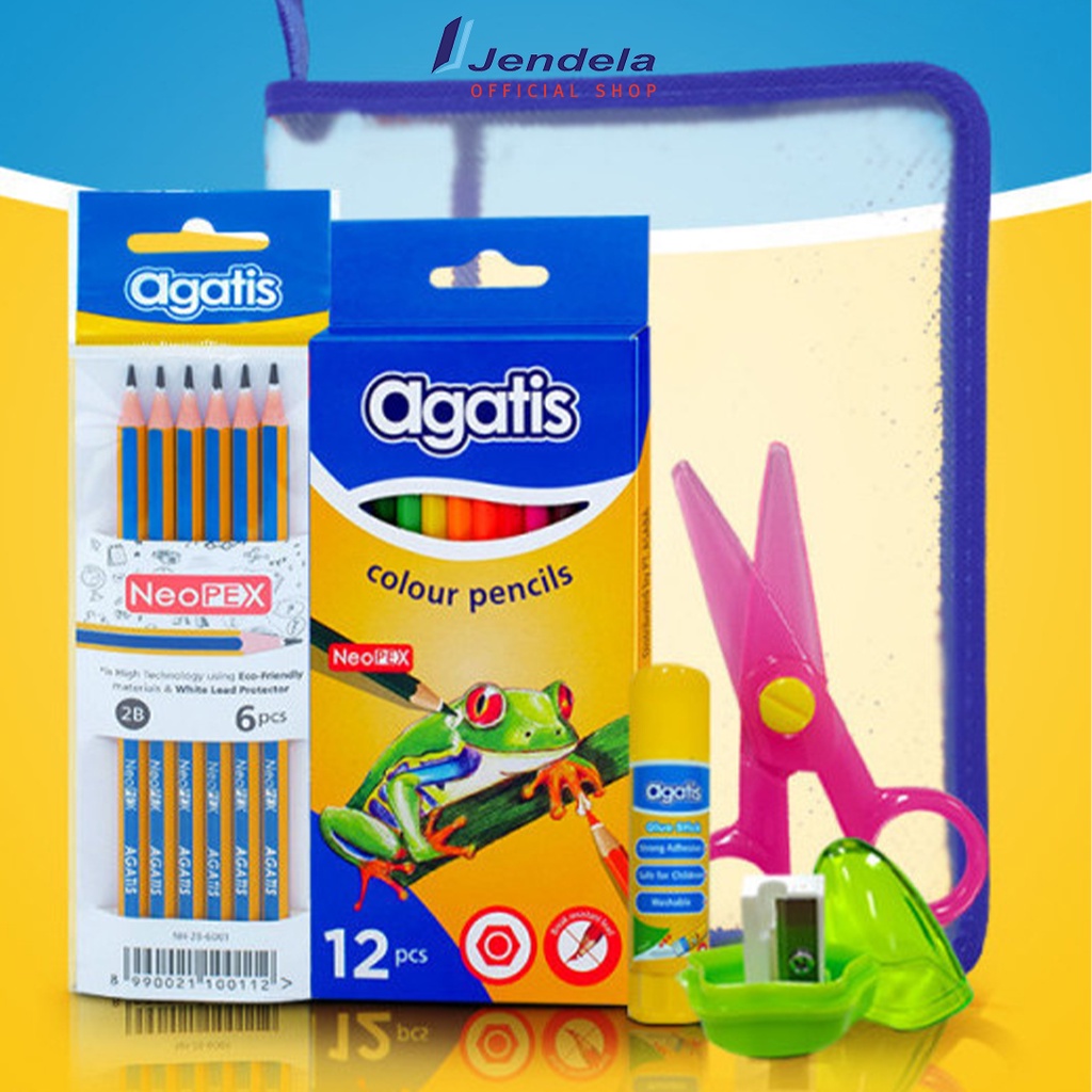 

Paket Agatis Eco School Zipper Paket Hemat Alat Tulis Mewarnai Lengkap ATK
