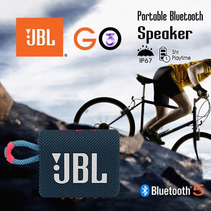 JBL GO 3 Portable Speaker Bluetooth-Garansi RESMI IMS 1 Thn jbl100%Ori