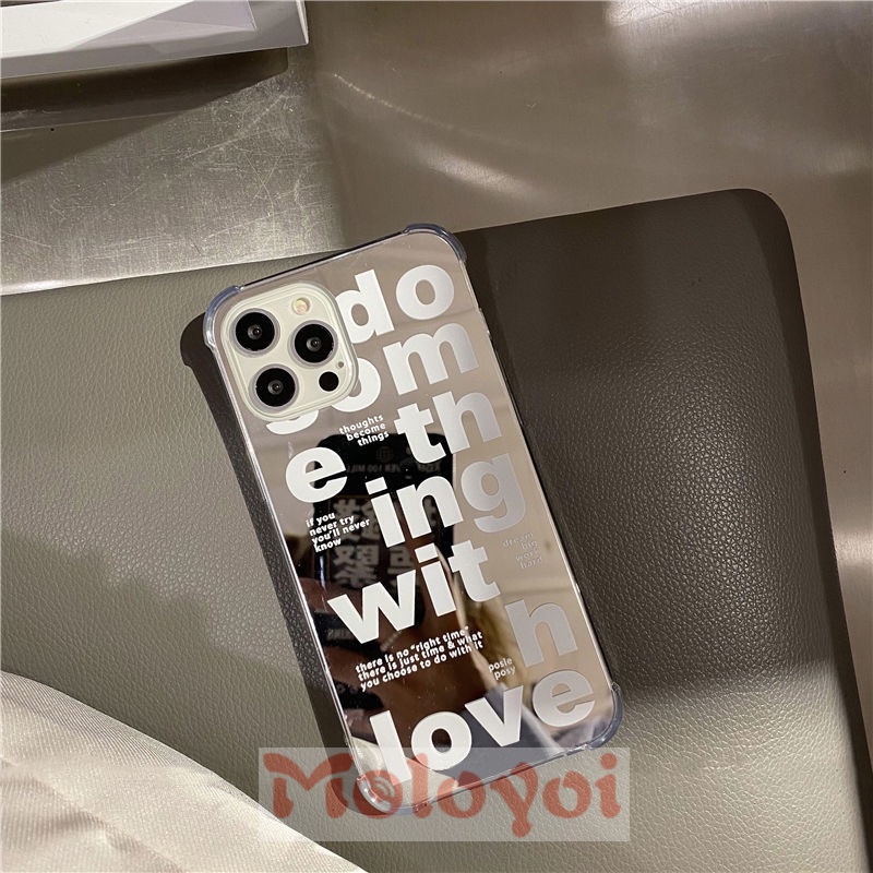 Casing IPhone 7Plus 8Plus 12 13 Pro MAX XR 11 Pro MAX 7 8 Plus X XS MAX SE 2020 Motif Alfabet