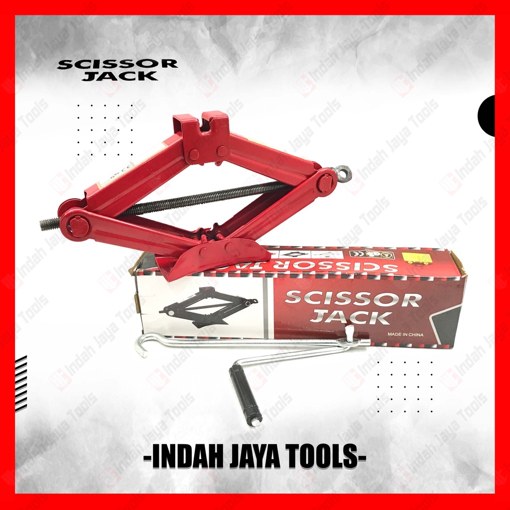 MURAH RRC Dongkrak Jembatan 1 Ton - Scissor Jack Mobil