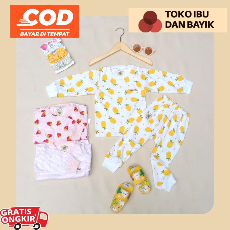 SETELAN ANAK CHIYO BABY WEAR/PANJANG/PENDEK/Baju pdk clana pjg/setelan anak harian