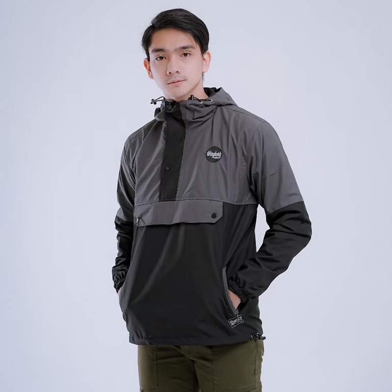 AKN - JAKET PARASUT PRIA / JAKET PRIA CAGOULE SIMPLE / JAKET PRIA TERBARU ORIGINAL WANGKERS