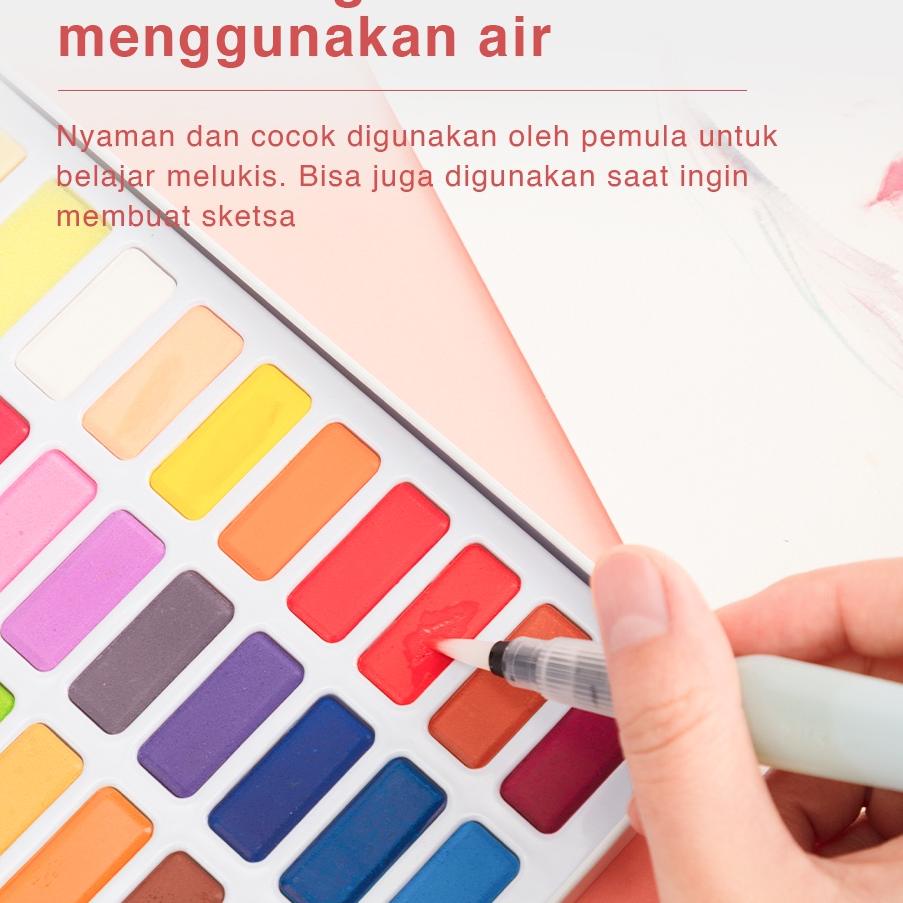 

Promo 11.11 Deli Solid Watercolor Set Cat Air Padat isi 24/36 warna 73876 73877