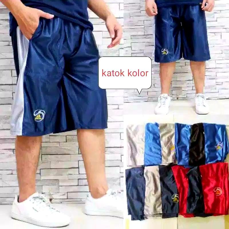 KATOK KOLOR PARAGON | CELANA PENDEK PRIA | CELANA SANTAI (real pict)