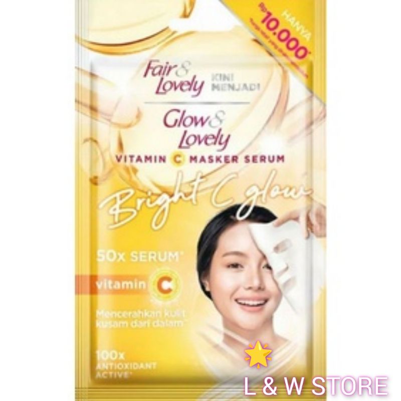 Fair &amp; Lovely Vitamin C Serum Sheet Mask 20gr