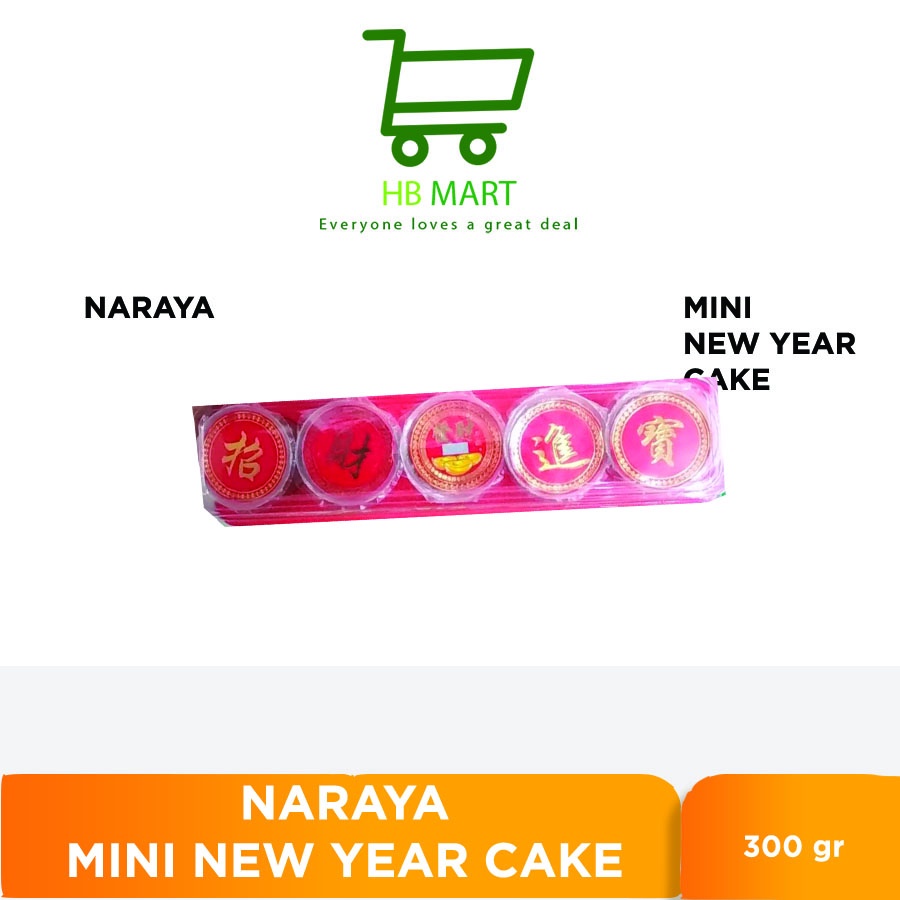 

KUE KERANJANG NARAYA MINI NEW YEAR CAKE CUP 300GR