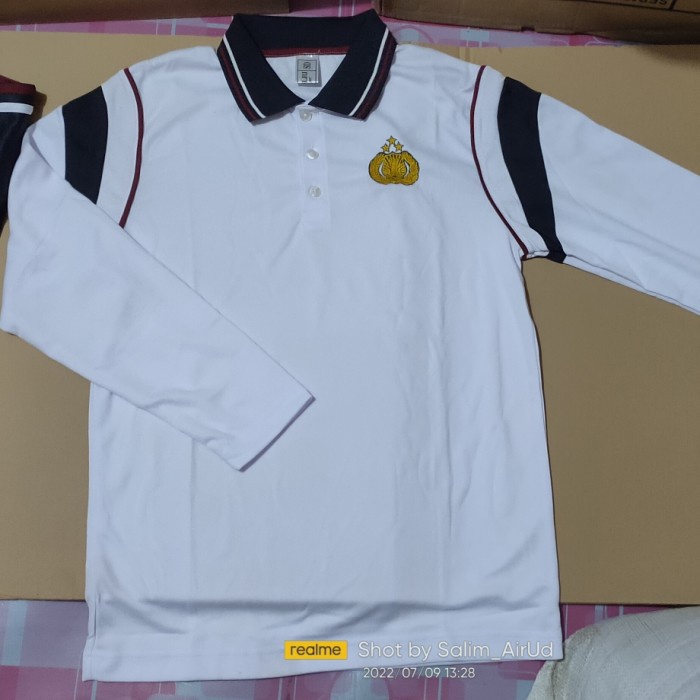 Seragam Olahraga Polri Hitam Putih