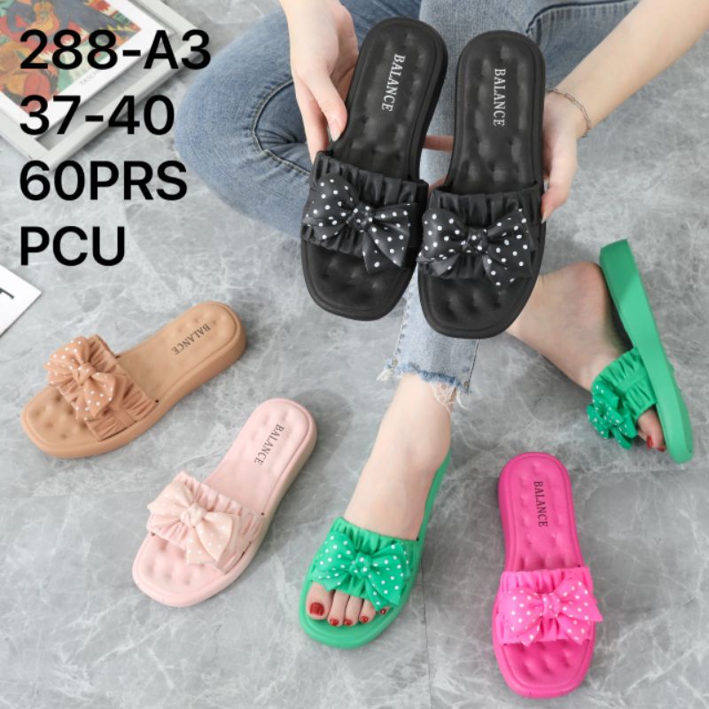 sandal balance 288 A-3 sandal slop pita karet import wanita