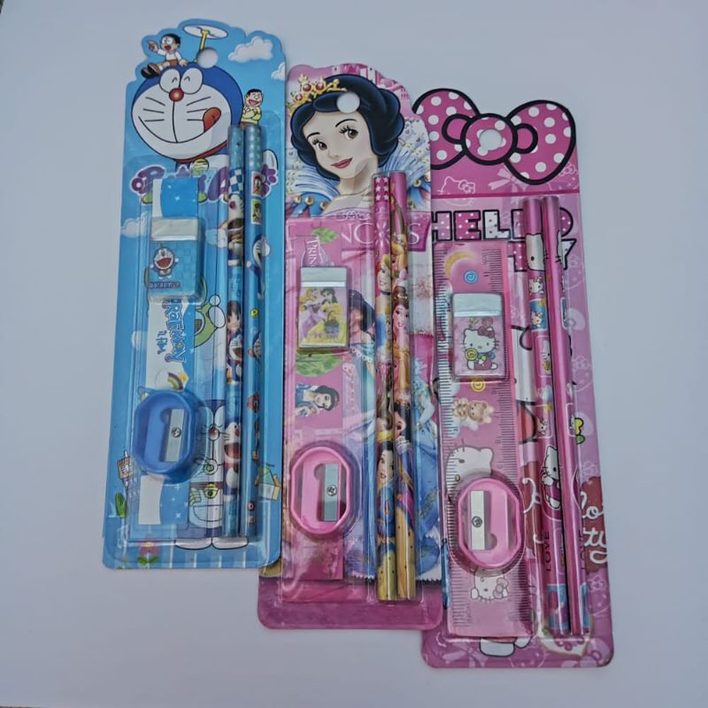 

(Savlak Store) Set Alat Tulis 4in 1 Cocok Untuk Belajar Anak