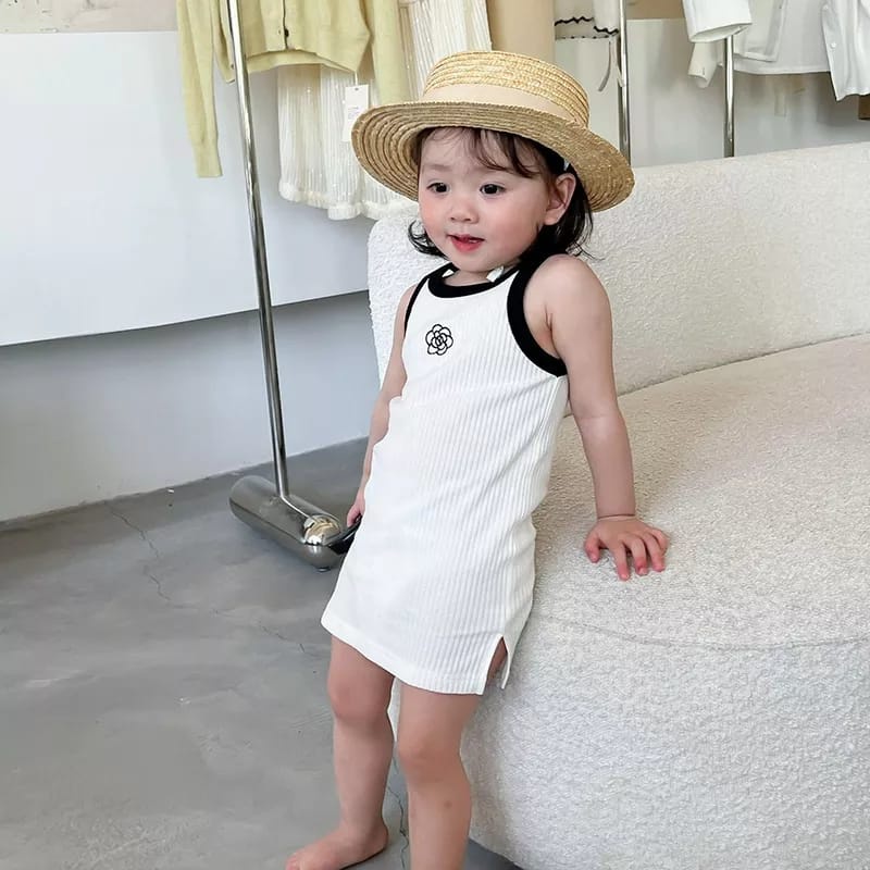 BEFAST - ZTL OOTD Dress Anak SALWA / DRESS ANAK VODI / Dress Anak-Anak Perempuan / Pakaian Anak Balita / Dress Tanpa Lengan / Fashion Santao Anak Casual Terlaris / Dress Anak Motif Bunga