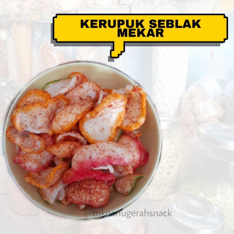 

KERUPUK SEBLAK PEDAS 250Gram | KERUPUK SEBLAK MEKAR | SNACK PEDAS | TOKO ANUGERAH SNACK