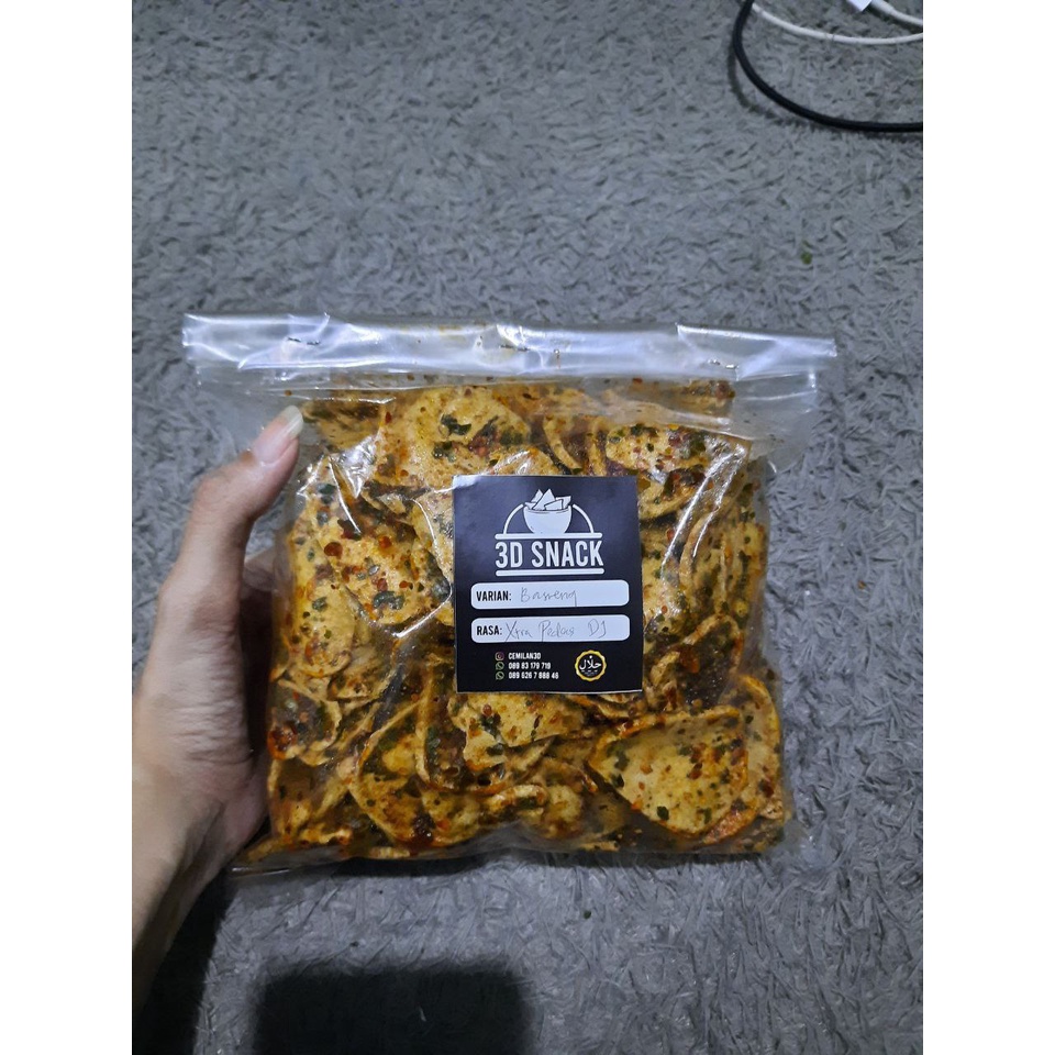 

Basreng bulat Daun jeruk 500gr