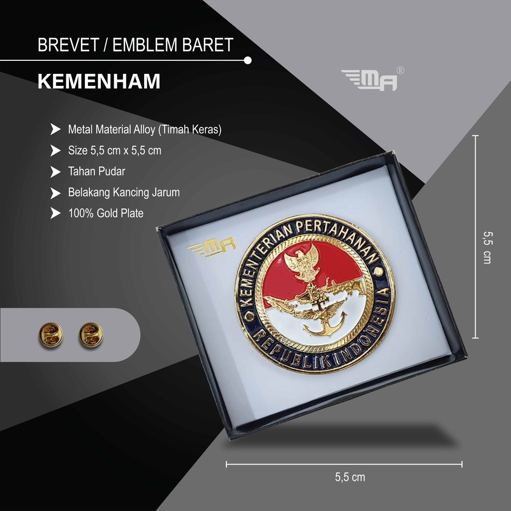 EMBLEM KEMENHAM PDH BRIVET BREVET PIN EMBLEM KEMENHAM