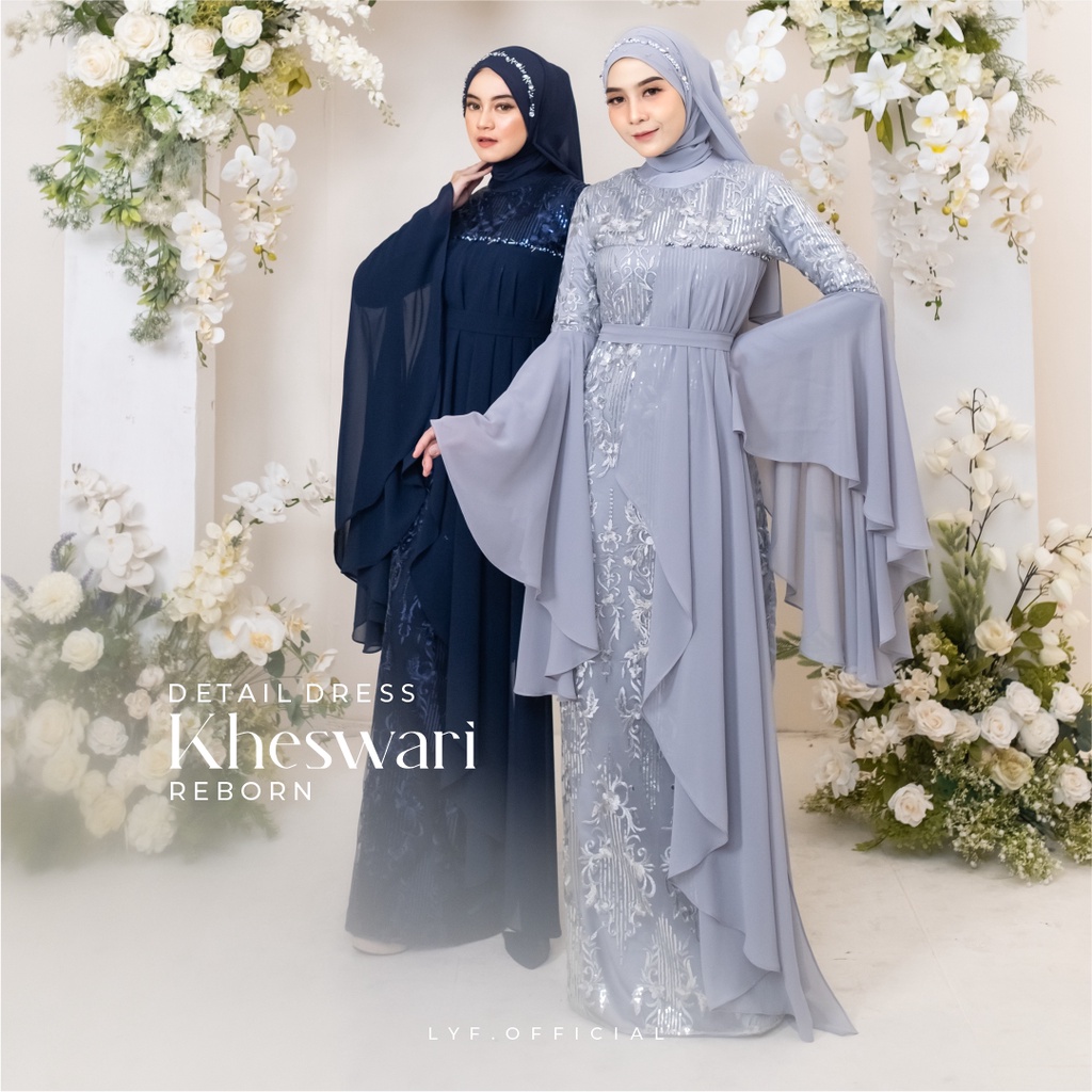 Jual Kheswari Reborn Dress Gaun Baju Kondangan Lamaran Bridesmaid Pesta Tunangan Maternity