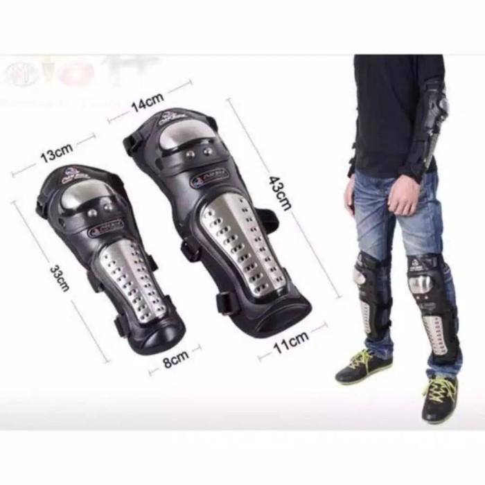 Decker - Deker - Dekker Motor PRO X Besi Pelindung Siku Lutut Touring