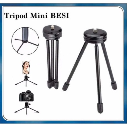 TRIPOD MINI BESI Portabel Camera DSLR + Holder U TRIPOD MINI BESI Hp Stabil & Kuat