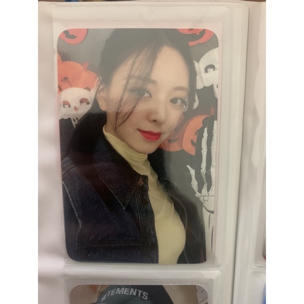 WTS Photocard pc ITZY Yuna withdrama WD halloween crazy in love