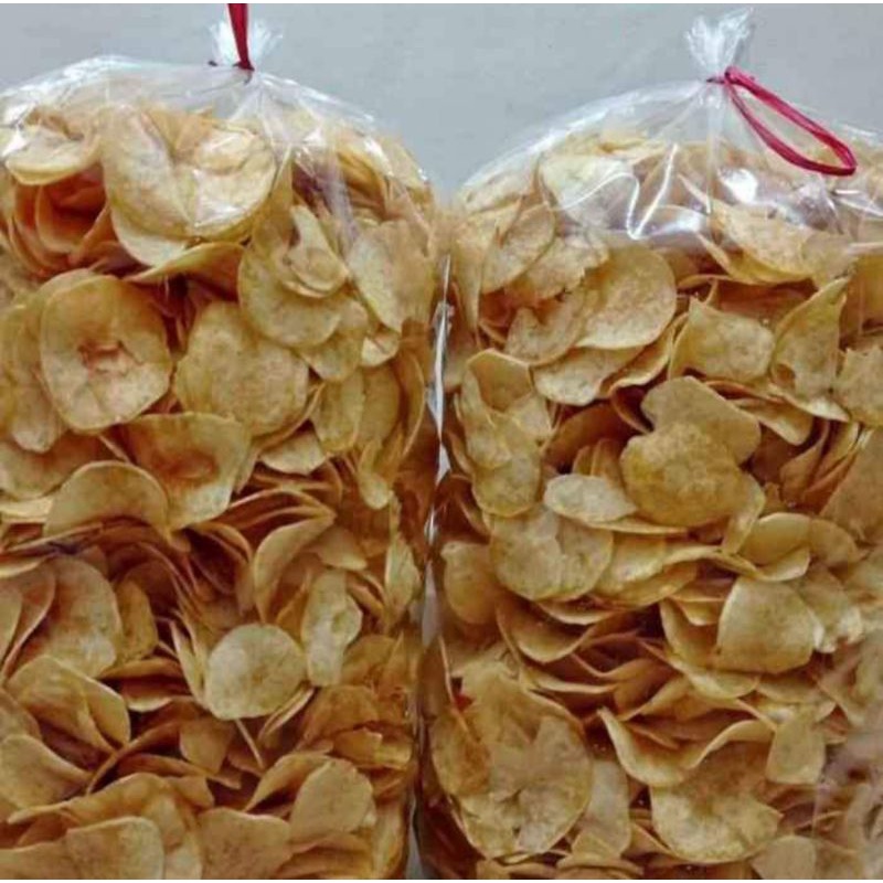 

keripik kentang ori asin gurih 500gr / kripik kentang