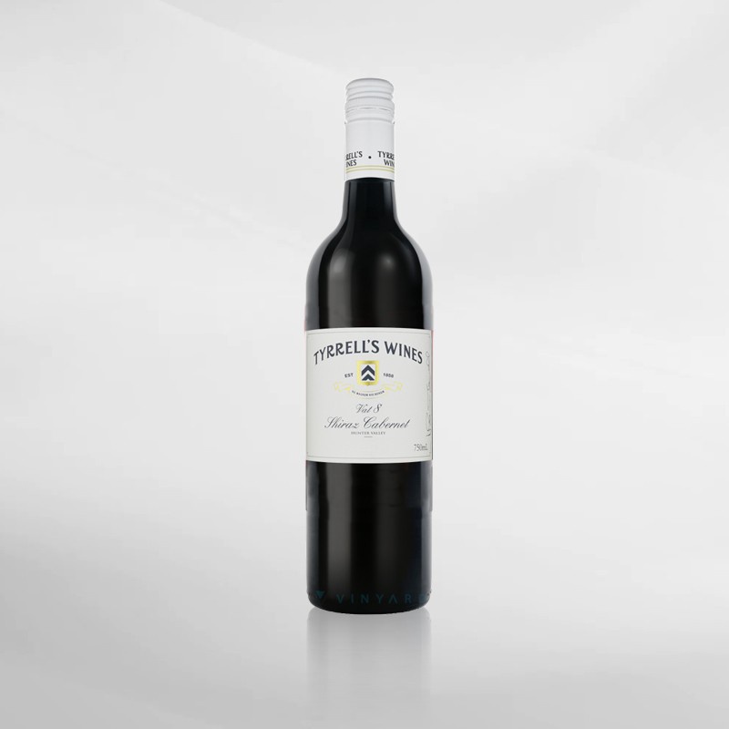 Tyrrells Wine Vat 8 Shiraz Cabernet 750 ml ( Original &amp; Resmi By Vinyard )