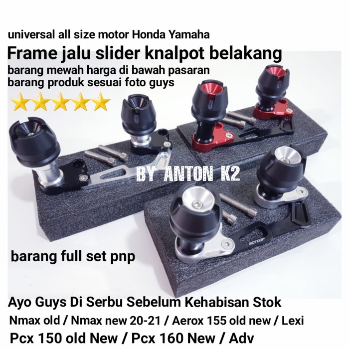 Jalu Knalpot Variasi Motor Nmax/N Max New 2020 2021/Aerox 155/Lexi Dll