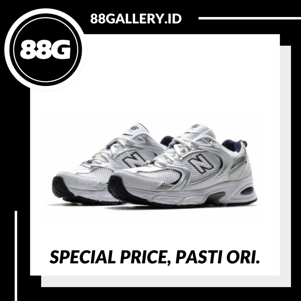 New Balance NB 530 White Silver Navy Indigo MR530SG