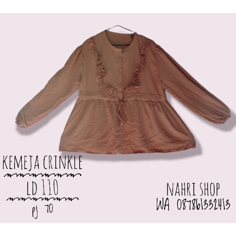 KEMEJA CRINCLE BY CLEO