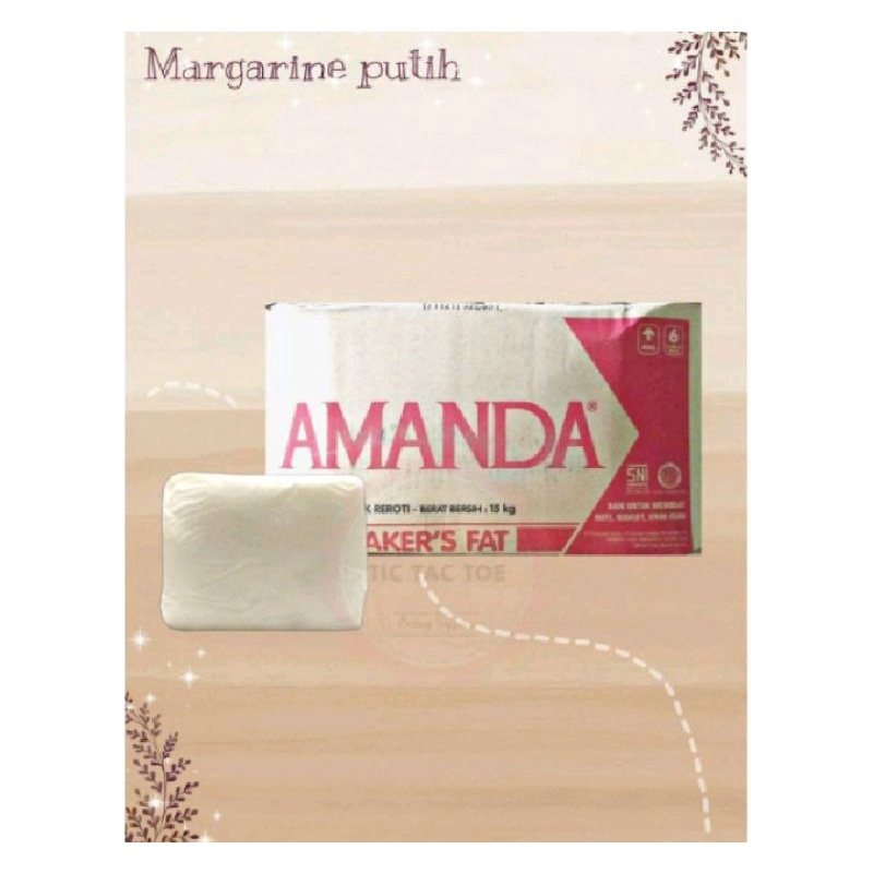 

Amanda margarine putih 500gr