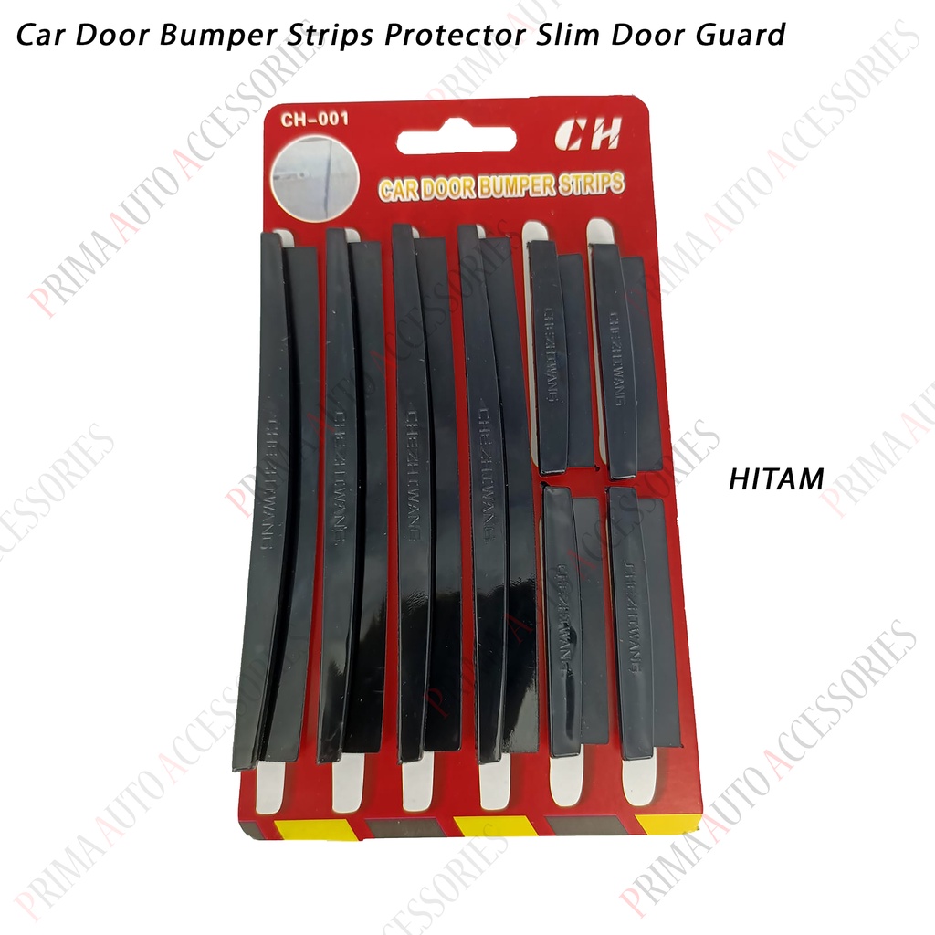 Door Guard Bumper Strips Protector Slim Door Guard Pelindung Pintu 8 pcs