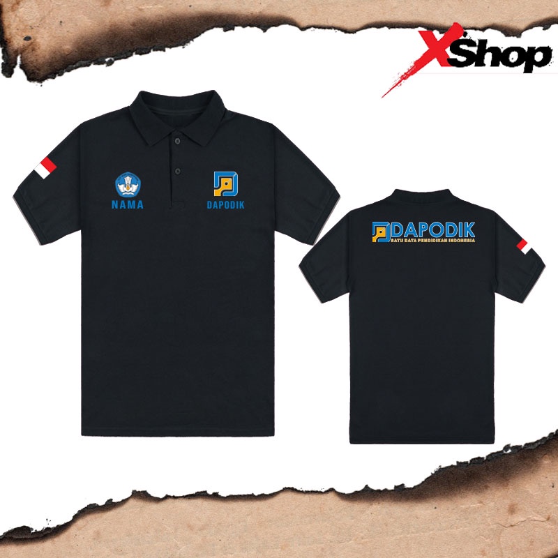 kaos polo baju dapodik