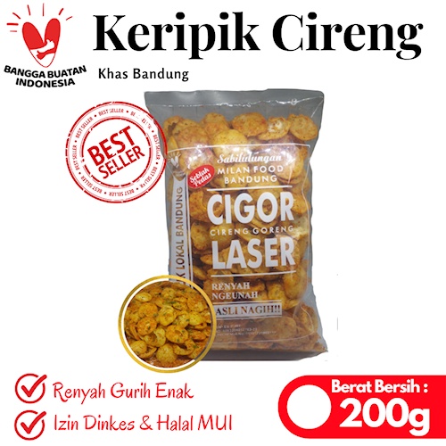 

Keripik Cireng Seblak Pedas Oleh Oleh Bandung Kemasan Ekonomis 2