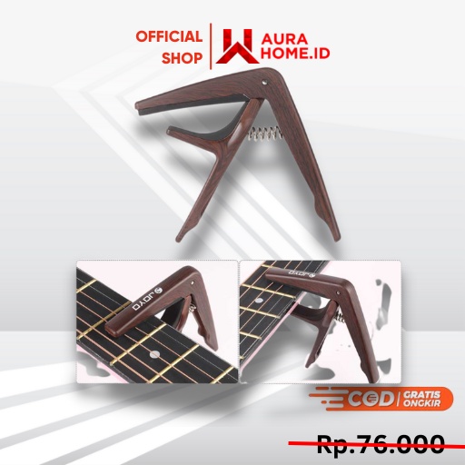 Jual Capo Gitar Wood Design / Capo Cappo Capok Kapo Kapok Penjepit