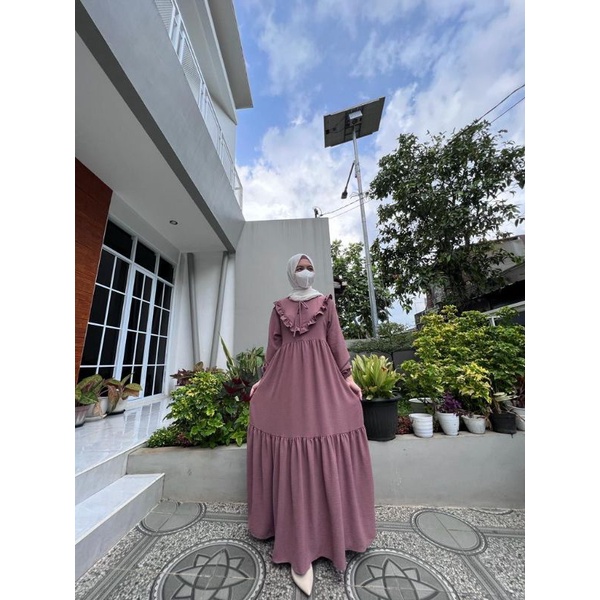 GAMIS RAYON CRINKLE AIRFLOW DRESS CRINKLE PRINCESS