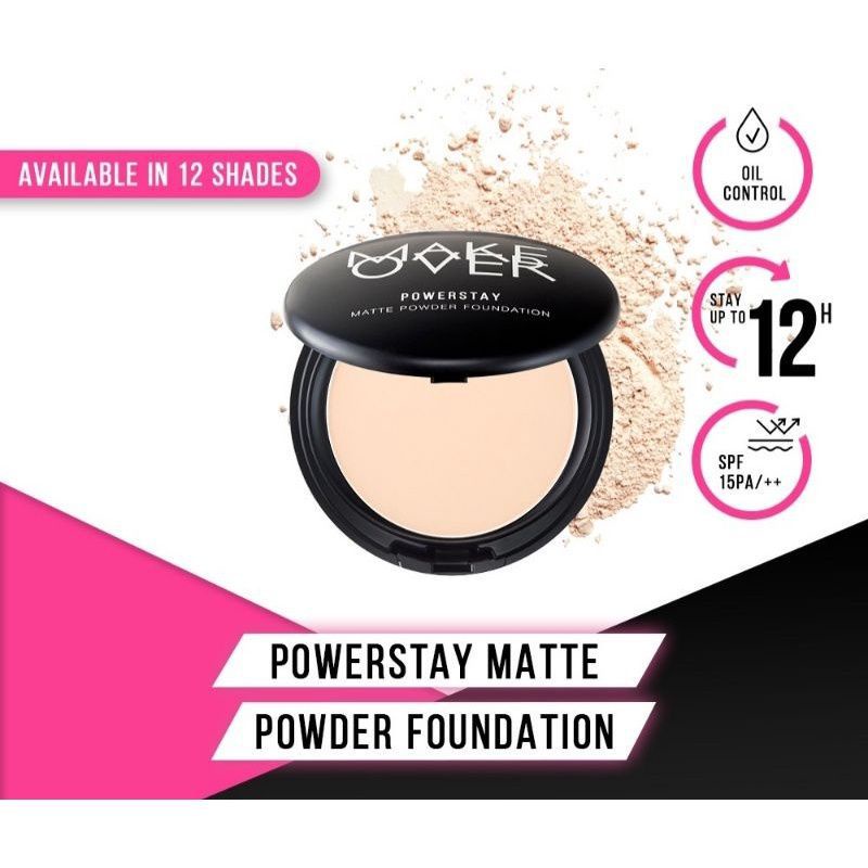 MAKE OVER Powerstay Matte Powder Foundation 12g