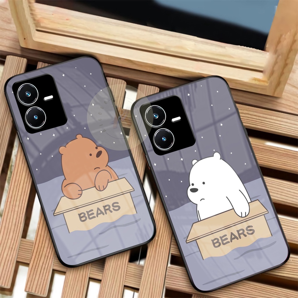 Softcase Glass VIVO Y22 2022 - GK18 - Case HP VIVO Y22 2022 - Case VIVO Y22 2022 - Kesing HP VIVO Y2