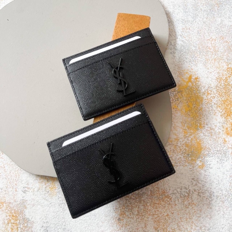 YSL CARD HOLDER SO BLACK