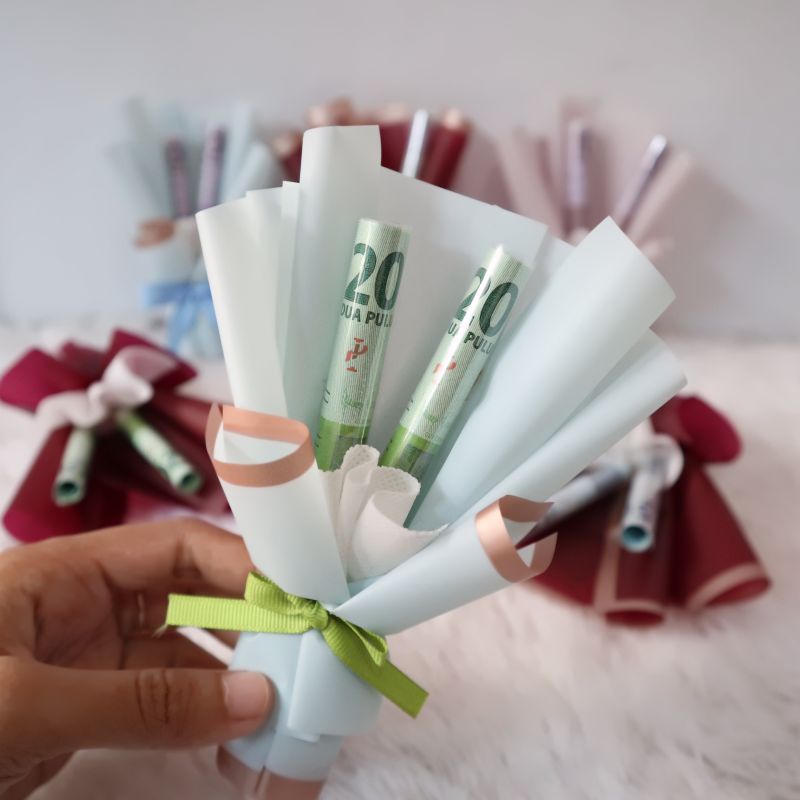 buket uang mini kosong buket angpao mini