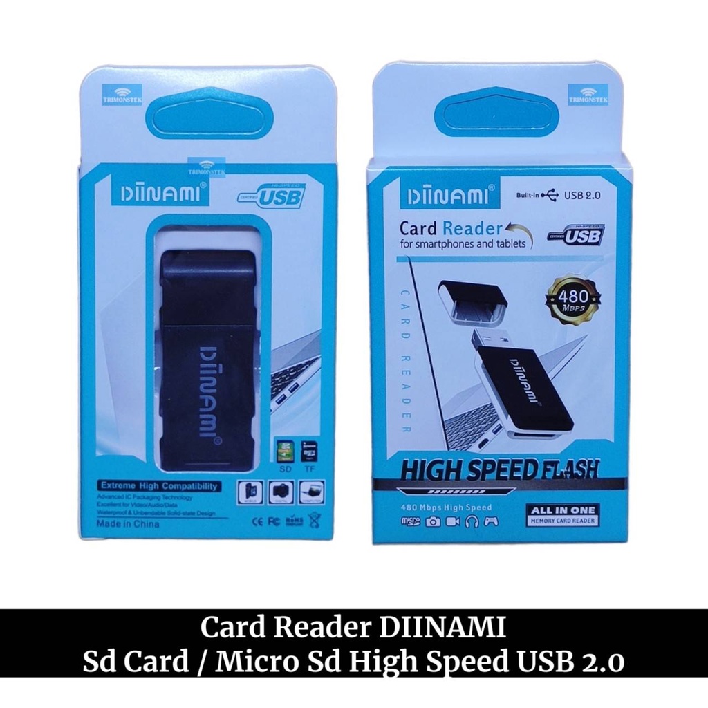 Card Reader DIINAMI Sd Card / Micro Sd High Speed USB 2.0