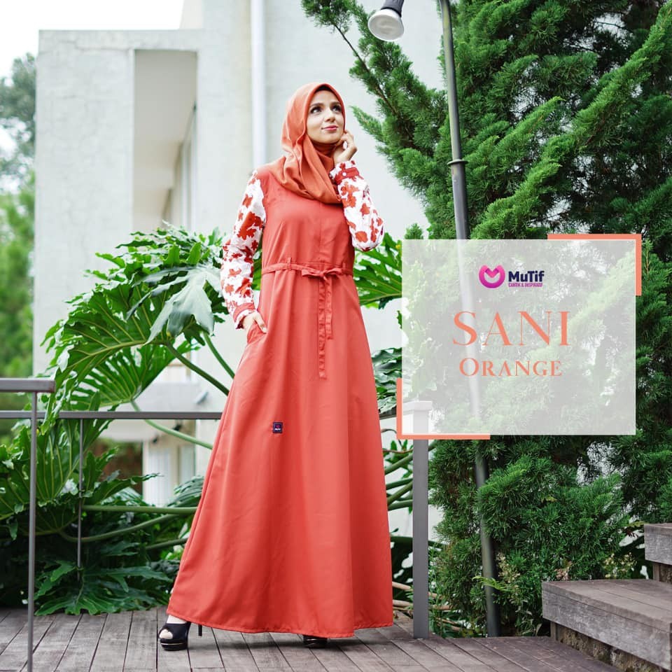 MUTIF SANI ORANGE #GAMIS TERBARU MUTIF #ORIGINAL MUTIF #GAMISKEKINIAN #GAMISBESTSELLER #GAMISMUTIF #