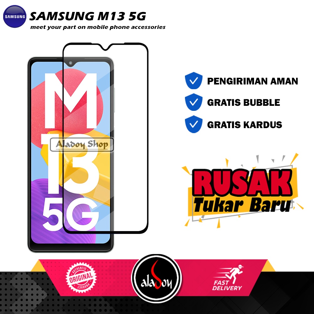 Tempered Glass Samsung M13 5G Anti Gores Layar Screen Protector