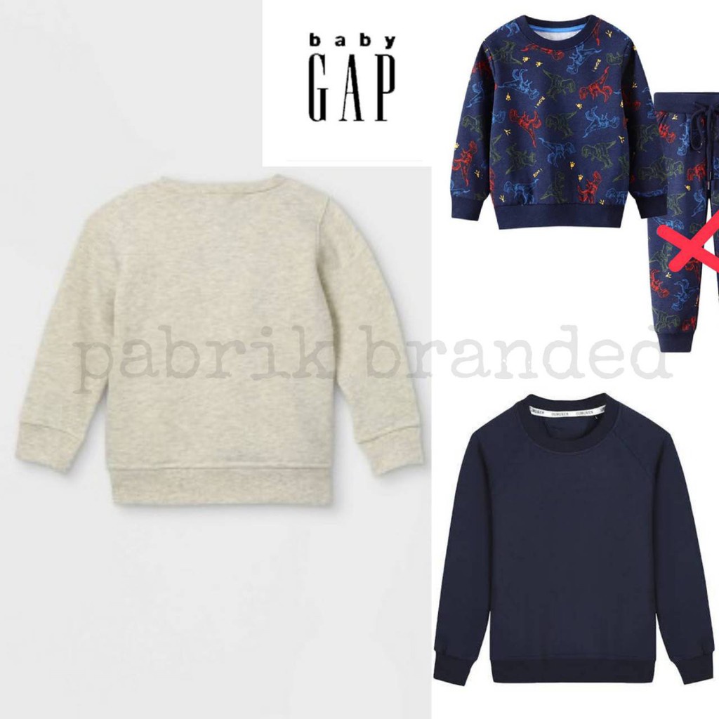 pabrik branded baby gap sweatshirt original baju sweater kaos anak unisex murah grosir ecer