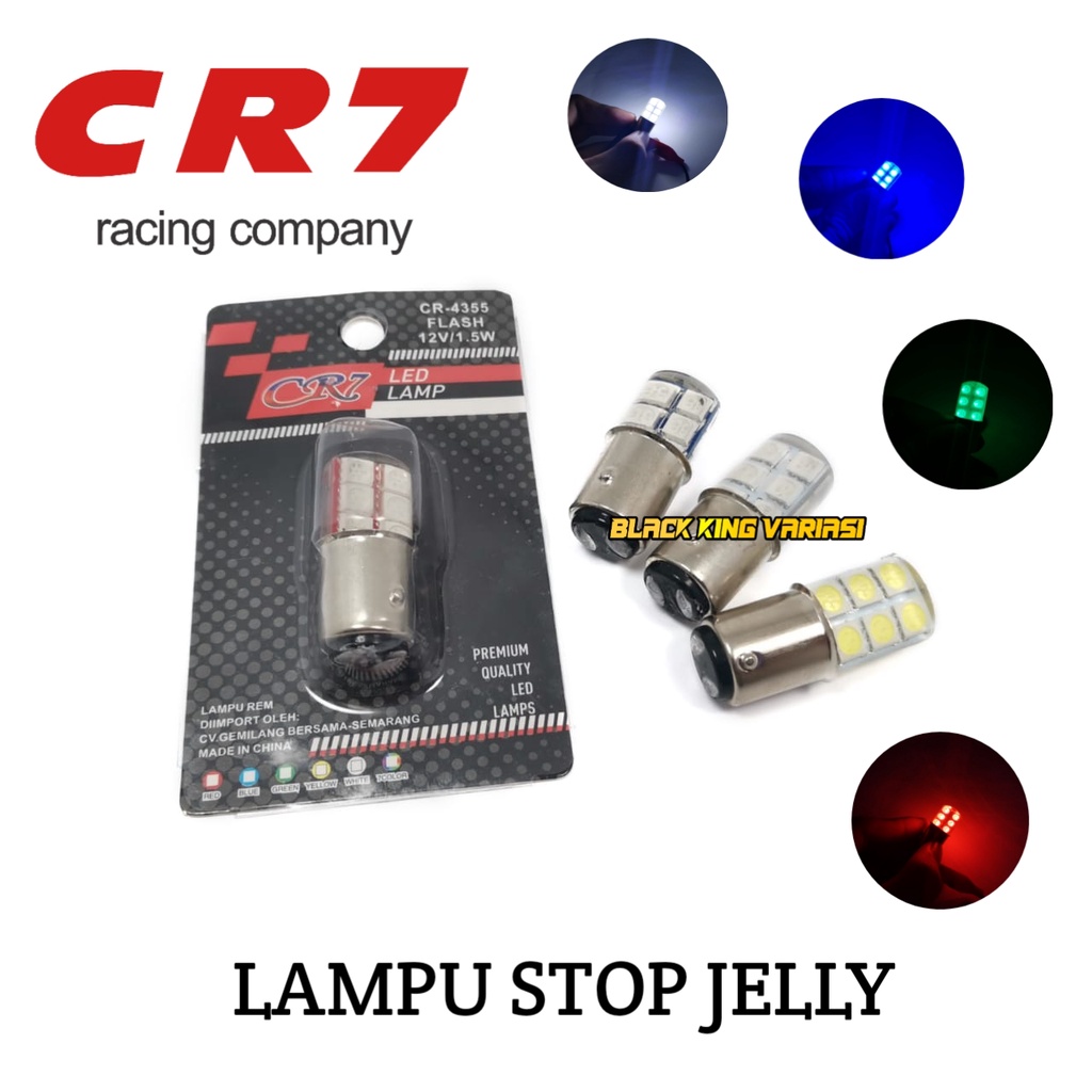 Bohlam Lampu Stop Rem Led 12 Mata Lampu Stop Jelly 12 Mata 12v Universal Matic Mio Beat Vario Scoopy Lampu Rem Jelly 12 Mata Flash