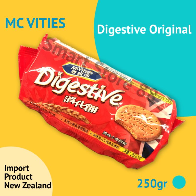 

MC VITIES DIGESTIVE ORIGINAL 250GR MC VITTIES BISKUIT GANDUM ASLI IMPORT