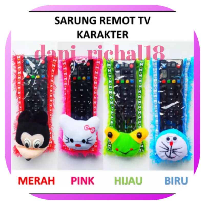 Sarung remot karakter / Cover remot