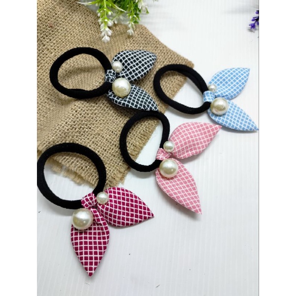 KUNCIR RAMBUT PITA KELINCI HARGA/PCS