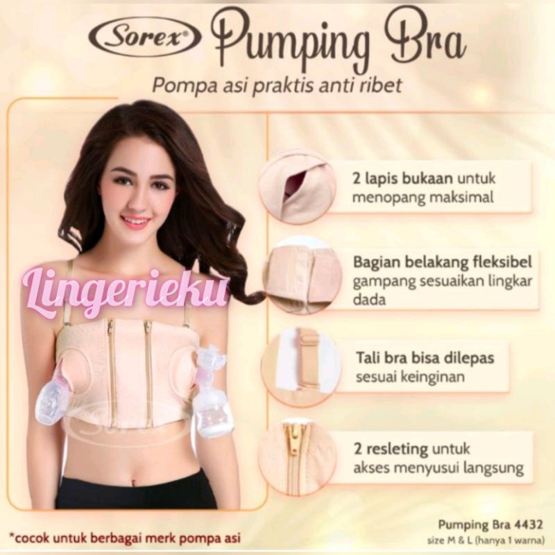 Bra Bh Underwear Pakaian Dalam Wanita Merk Sorex 18105