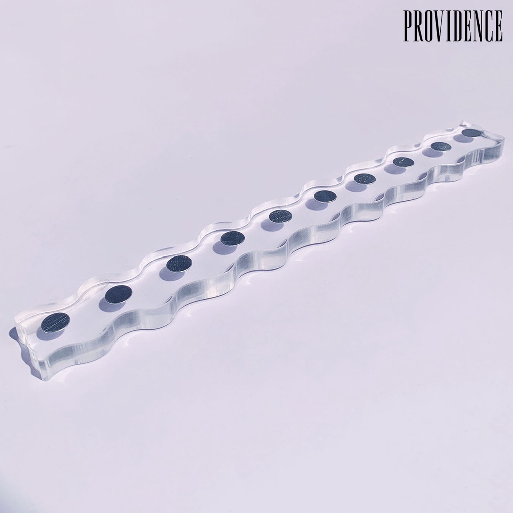 Providence ic Stand Holder Kuku Palsu Transparan Untuk Display / Latihan Nail Art